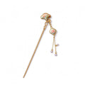 Song Brocade Ginkgo Leaf Hair Pin