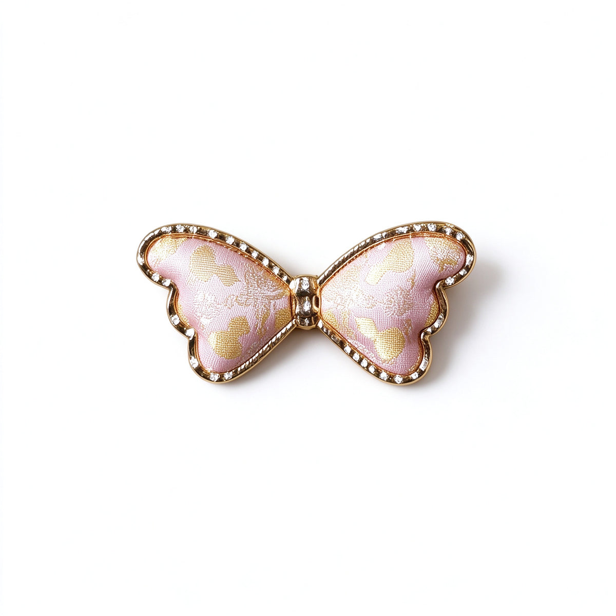Song Brocade Crystal Butterfly Barrette