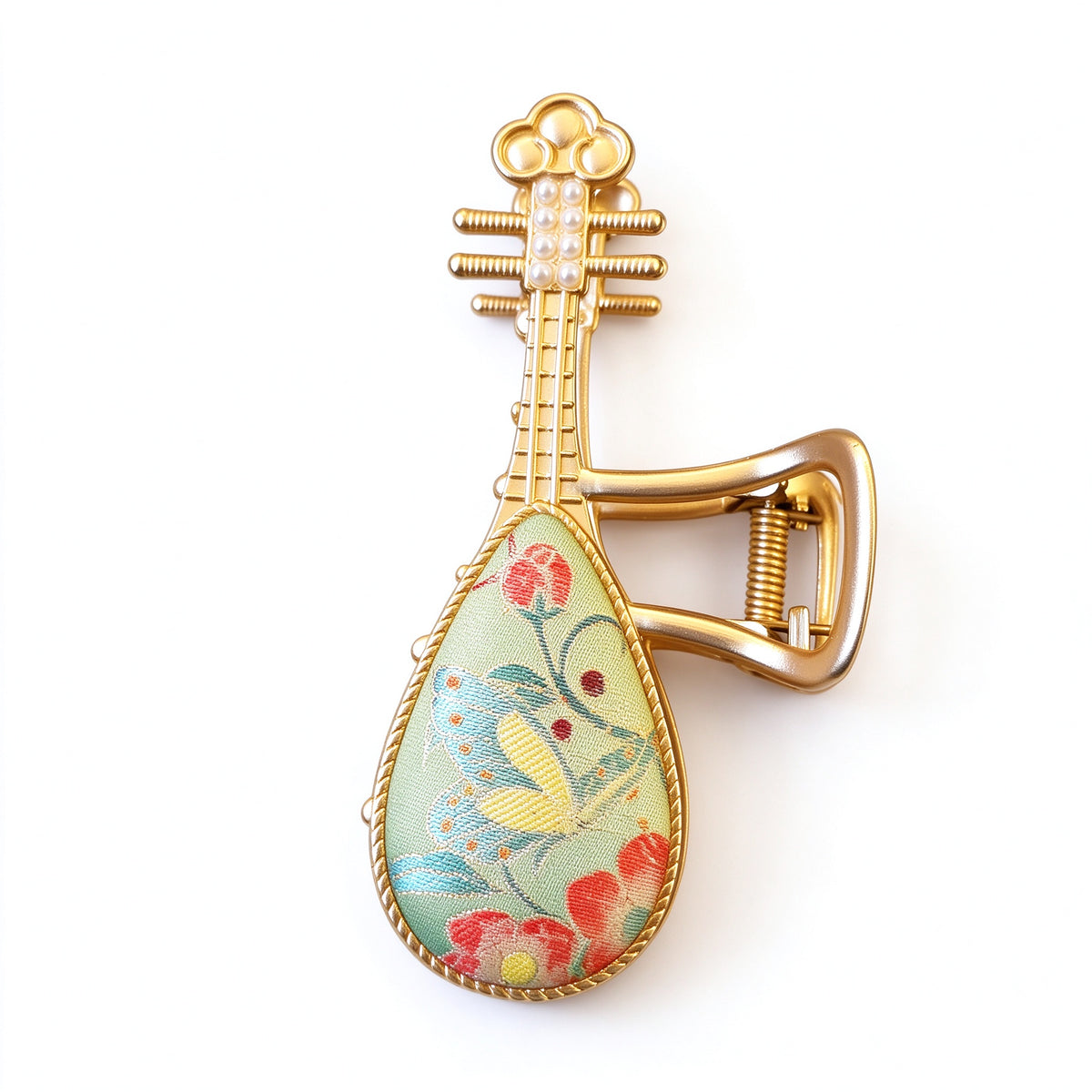 Song Brocade Pipa Claw Clip