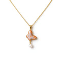 Song Brocade Butterfly Pearl Necklace