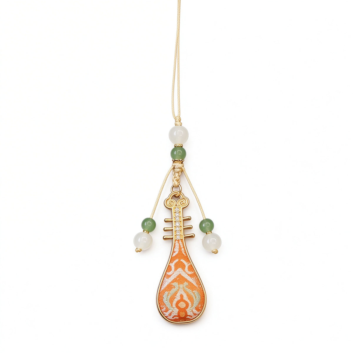 Song Brocade Pipa Charm
