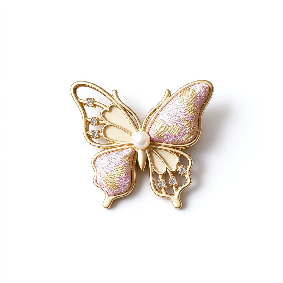 Song Brocade Butterfly Brooch