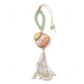 Song Brocade Ruyi Peony Press-Fringe Tassel
