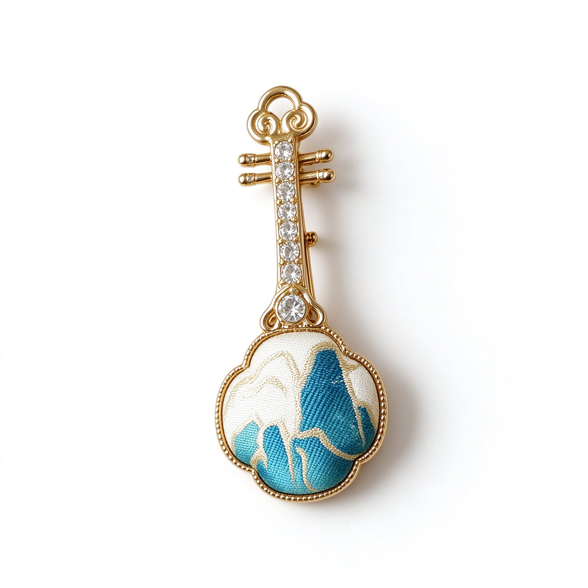 Song Brocade Pipa Hair Clip